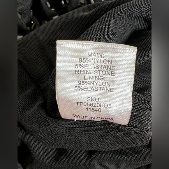 NWT Meshki Kennan Square Diamanté Bodysuit size Medium - Picture 11 of 11